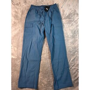 Under Armour UA Storm Icon Woven Cargo Pant Mens M Teal Blue Water Repellant NEW